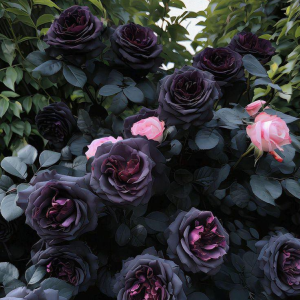 Роза Черная купить по цене от 450р. в интернет-магазине «Посадика» с доставкой почтой в в Зеленоградске и по всей России – [изображение №1].